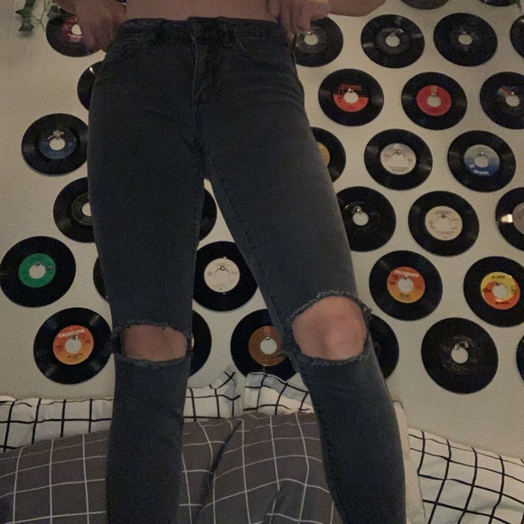 garage 00 black distressed jeans - Picture 2 of 4